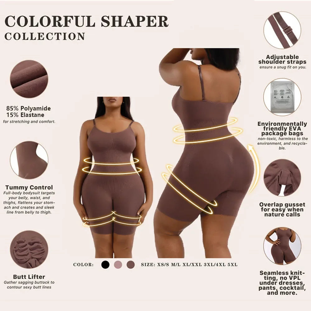 GLOSHAPE – Full Body Sculpting Suit - Second Skin Effect